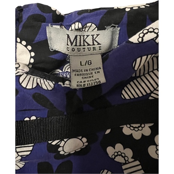 An MIKK Couture Floral Skirt in size large - Picture 2 of 7